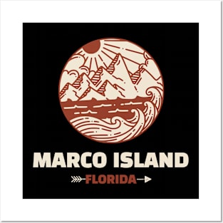 Retro Marco Island Posters and Art